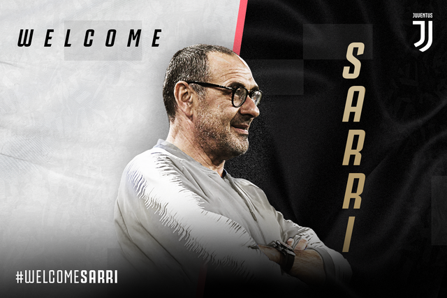 HLV Sarri chuyển sang làm việc ở Juventus