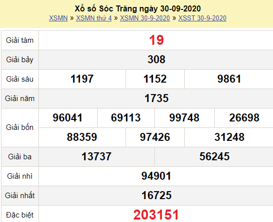XSST 30/9/2020
