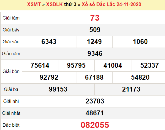 XSDLK 24/11/2020