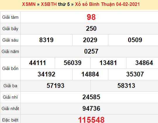 XSBTH 4/2/2021